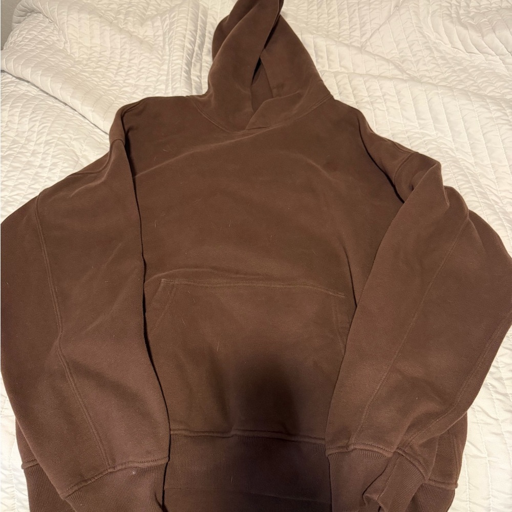 Abercrombie & Fitch Soft A&F Essentials Brown Hoodie
